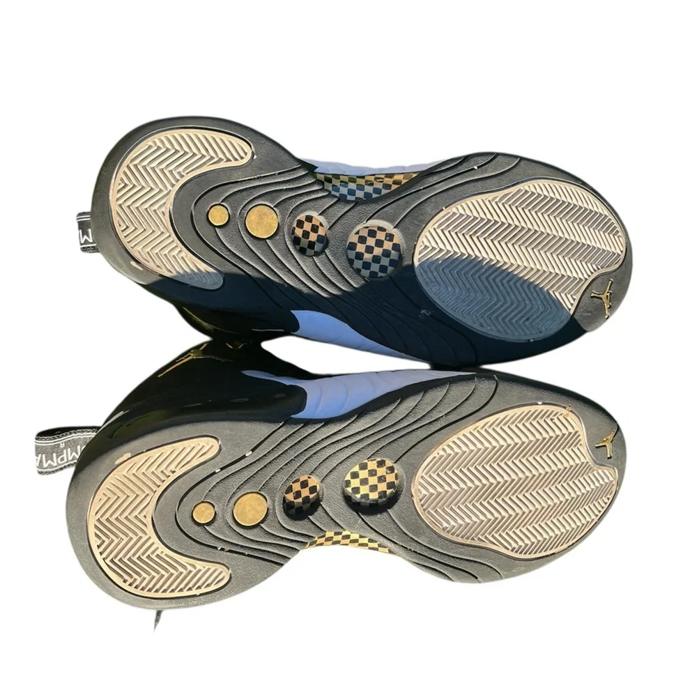 Men’s Black Gold & White Jordan Jumpman Pro Taxi High-Top size 12 - Picture 5 of 5